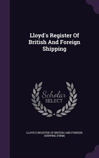 Couverture_Lloyd's Register Of British And Foreign Shipping