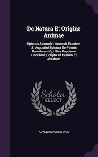 Front cover_De Natura Et Origine Animae