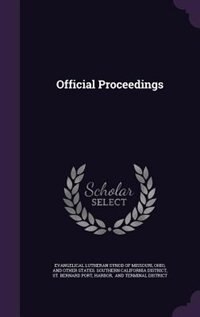 Front cover_Official Proceedings