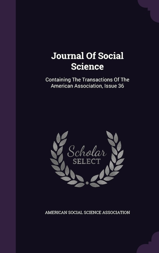 Front cover_Journal Of Social Science