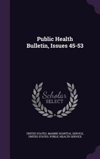 Front cover_Public Health Bulletin, Issues 45-53