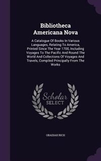 Couverture_Bibliotheca Americana Nova