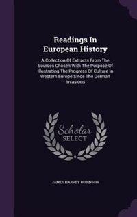 Front cover_Readings In European History