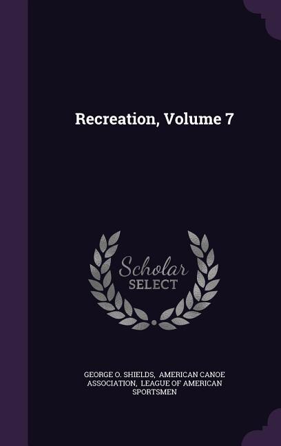 Front cover_Recreation, Volume 7