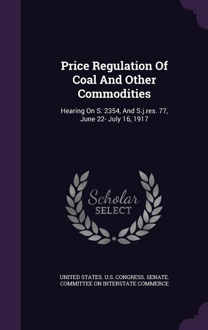 Front cover_Price Regulation Of Coal And Other Commodities