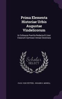 Front cover_Prima Elementa Historiae Urbis Augustae Vindelicorum