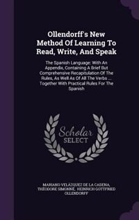 Couverture_Ollendorff's New Method Of Learning To Read, Write, And Speak