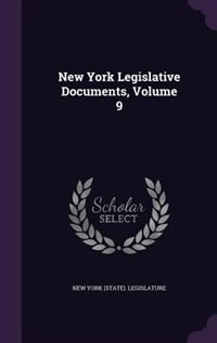 Couverture_New York Legislative Documents, Volume 9