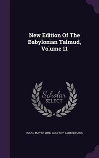 Couverture_New Edition Of The Babylonian Talmud, Volume 11
