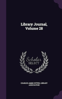 Front cover_Library Journal, Volume 28