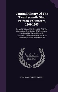 Front cover_Journal History Of The Twenty-ninth Ohio Veteran Volunteers, 1861-1865