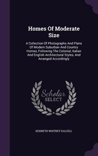Couverture_Homes Of Moderate Size