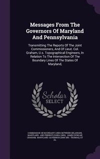Front cover_Messages From The Governors Of Maryland And Pennsylvania