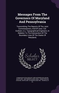 Front cover_Messages From The Governors Of Maryland And Pennsylvania