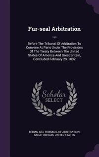 Front cover_Fur-seal Arbitration ...