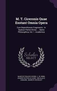 Front cover_M. T. Ciceronis Quae Exstant Omnia Opera