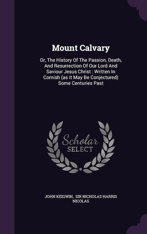 Couverture_Mount Calvary
