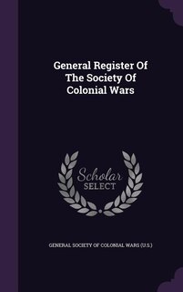 Couverture_General Register Of The Society Of Colonial Wars