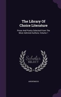 Couverture_The Library Of Choice Literature