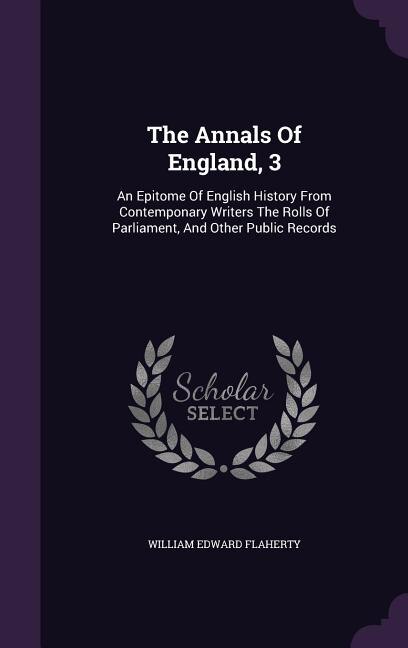 Couverture_The Annals Of England, 3