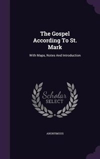 Couverture_The Gospel According To St. Mark