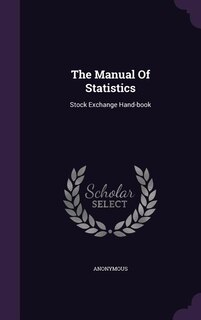 Front cover_The Manual Of Statistics