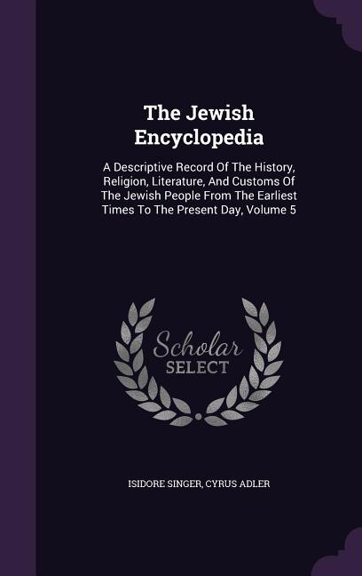 Couverture_The Jewish Encyclopedia