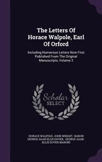 Front cover_The Letters Of Horace Walpole, Earl Of Orford