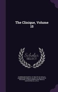 Front cover_The Clinique, Volume 15