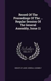 Front cover_Record Of The Proceedings Of The ... Regular Session Of The General Assembly, Issue 11