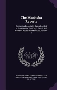 Front cover_The Manitoba Reports