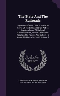 Front cover_The State And The Railroads