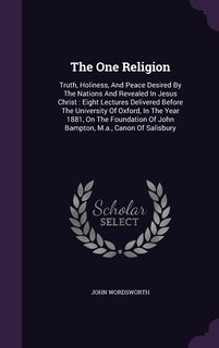 Couverture_The One Religion