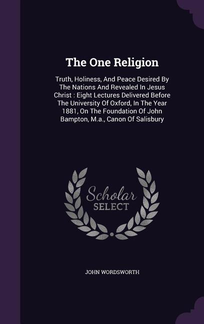 Couverture_The One Religion
