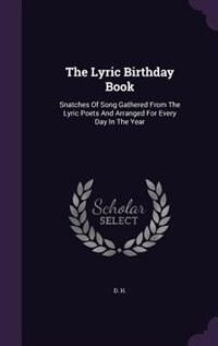 Front cover_The Lyric Birthday Book