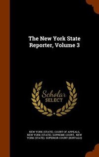 Couverture_The New York State Reporter, Volume 3
