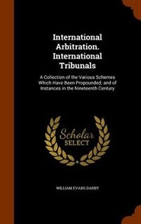 Front cover_International Arbitration. International Tribunals