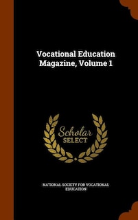 Front cover_Vocational Education Magazine, Volume 1