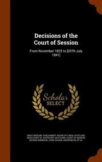 Front cover_Decisions of the Court of Session