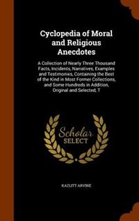 Front cover_Cyclopedia of Moral and Religious Anecdotes