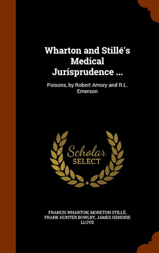 Couverture_Wharton and Stillé's Medical Jurisprudence ...