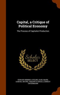 Front cover_Capital, a Critique of Political Economy