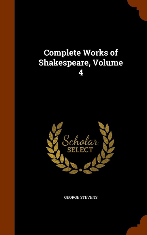 Front cover_Complete Works of Shakespeare, Volume 4
