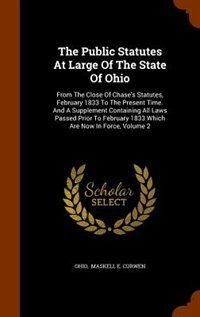 Front cover_The Public Statutes At Large Of The State Of Ohio