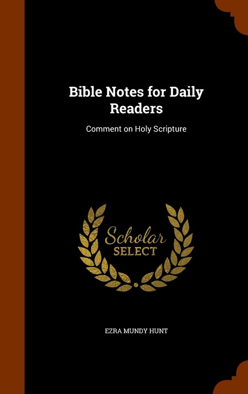 Couverture_Bible Notes for Daily Readers