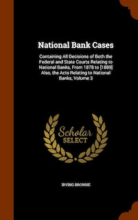 Couverture_National Bank Cases