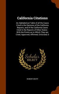 Couverture_California Citations