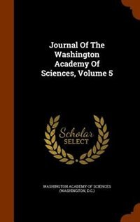 Front cover_Journal Of The Washington Academy Of Sciences, Volume 5