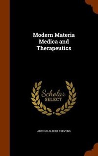 Couverture_Modern Materia Medica and Therapeutics