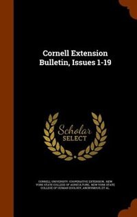 Front cover_Cornell Extension Bulletin, Issues 1-19